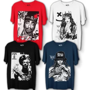 Camisa Rihanna Snoop Dogg 2Pac Thug Life Hip Hop Gangsta Rap Streetwear