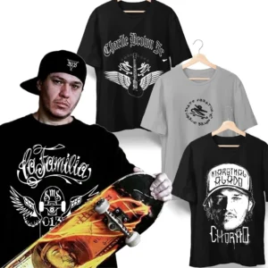 Camiseta Charlie Brown Jr. La Familia 013 Skateboard Rap Nacional Hip Hop Street Wear