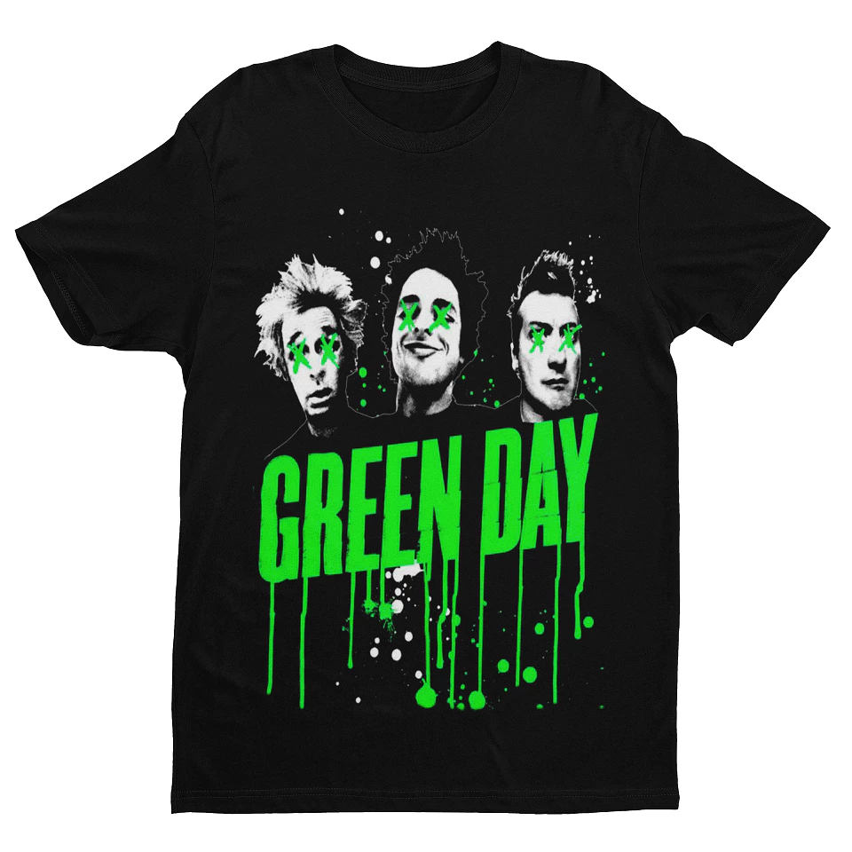 Camiseta Green Day Banda de Rock Blusa Camiseta Punk - THE TOWN 2025
