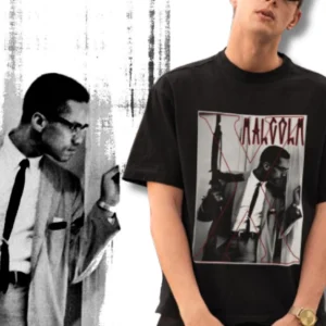 Camiseta Malcolm X hip hop Rap Streetwear Cultura de Rua