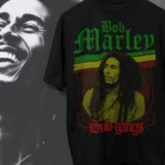 Camiseta Bob Marley Rei do Reggae Roots Jamaicano Lenda Banda The Wailers