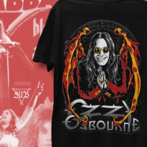Camiseta Ozzy Osbourne Lenda do Rock Heavy Metal Black Sabbath Blizzard of Ozzy
